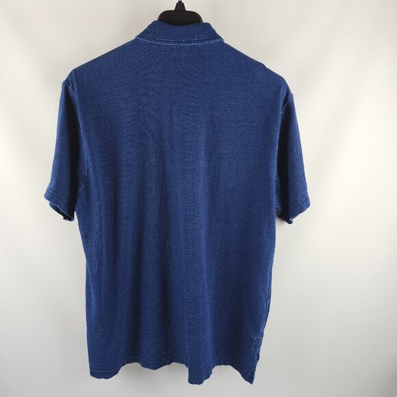 Orvis Shirt Mens XL Blue Jean S/S Golf Polo - Picture 2 of 6